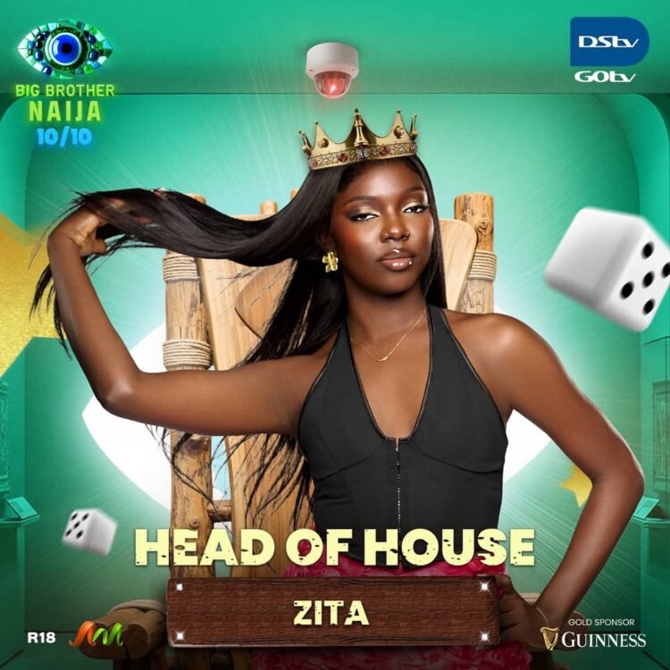 Zita Crowned Head of House for Week 4 of BBNaija Season 10