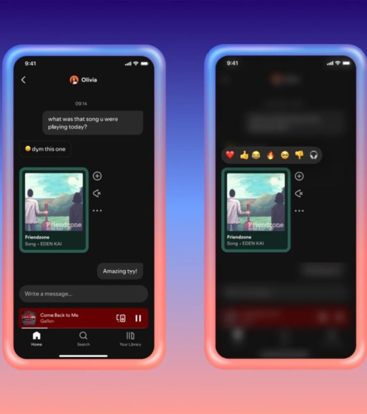 Spotify Introduces In-App Messaging for Sharing Music, Podcasts, and Audiobooks