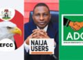 EFCC dismissed ADC claim, accusing them of being a department of APC used to hunt opposition leaders.