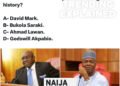 Twitter Nigeria names Bukola Sarak as best senate president and Godswill Akpabio as worst