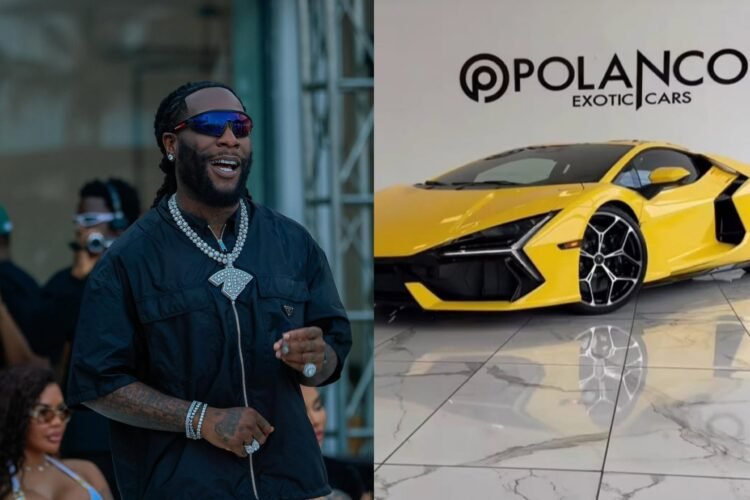 Burna Boy Buys First And Only 2025 Lamborghini Revuelto In Africa