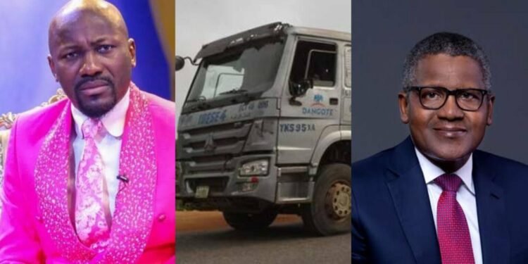 Apostle Johnson Suleman Slams Aliko Dangote As Truck Kills Three In Edo