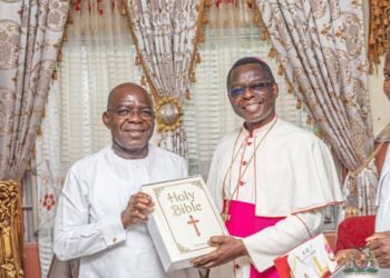 2027: Those Campaigning To Takeover From Governor Otti Are Wasting Their Time — Catholic Bishop Of Umuahia Ukpong