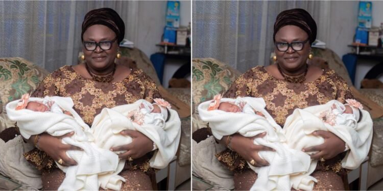 Nigerian Woman In Her 50s Welcomes Twin Baby Girls After Long Journey To Motherhood