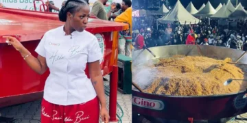 Guinness Confirms Hilda Baci Sets Record For Largest Nigerian Jollof Rice Serving