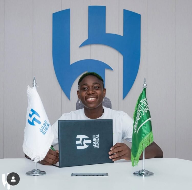 Asisat Oshoala Joins Al Hilal From Bay FC On Two-Year Deal