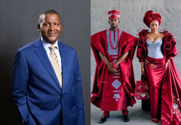 Dangote Promises Lavish Celebration For Mr Eazi And Temi Otedola’s First Child At Any Location