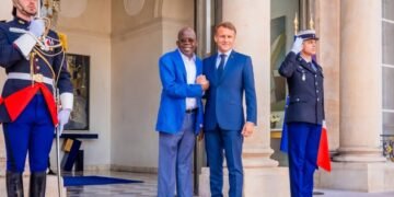 Tinubu Holds Private Working Lunch With Macron At Élysée Palace During Paris Visit