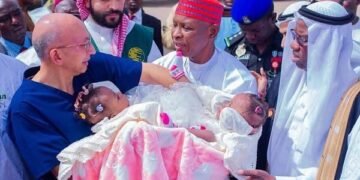 Kano Governor Welcomes Conjoined Twins Back Home After Successful Saudi Surgery