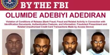 FBI Offers $10,000 Reward For Nigerian Fraud Suspect Olumide Adebiyi Adediran