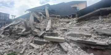 Three-Storey Building Collapses Near Anambra Assembly, Several Feared Trapped