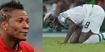 Former Ghana Striker Asamoah Gyan Questions Victor Osimhen’s Injury Ahead Of World Cup Qualifier