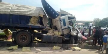 Several Feared Dead As Dangote Truck Causes Accident In Enugu State