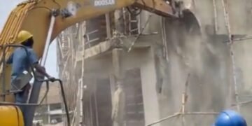 Lagos Government Demolishes Illegal Structures At Trade Fair Complex To Restore Order