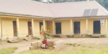 Abia community installs shrine to protect public property from cr!minals.