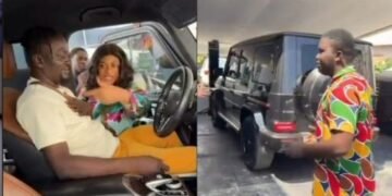 Nollywood Actress Nkechi Blessing Gifts Director Elijah Rotimi Luxurious 2019 G-Wagon
