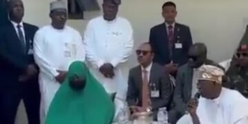 Tinubu Pays Courtesy Visit To Aisha Buhari Ahead Of Yari’s Son Wedding