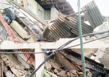 Six Rescued As Two-Storey Building Collapses In Alimosho Lagos, One Trapped