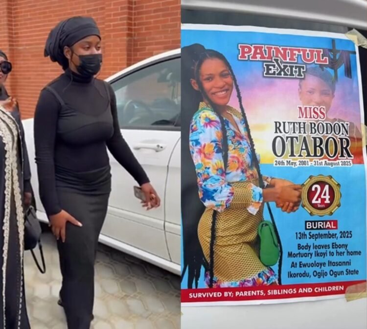 BBNaija Star Phyna Buries Younger Sister Ruth After Fatal Road Accident