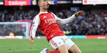 Martinelli’s Stoppage-Time Goal Rescues Arsenal In 1-1 Draw Against Manchester City