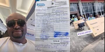 Israel DMW Buys Four 86-Inch Panasonic TVs Worth N7.3 Million For New Benin Home