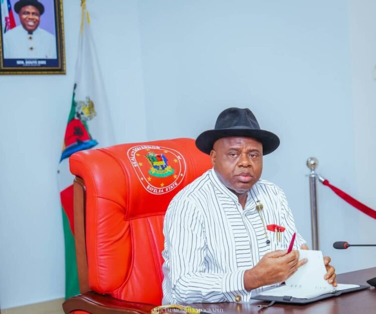 Governor Douye Diri Resigns from PDP Alongside 22 Bayelsa Lawmakers