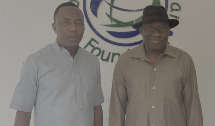 Jonathan To Meet Tinubu Over Nnamdi Kanu’s Detention After Discussion With Sowore