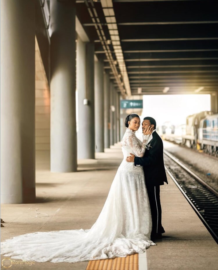Actor, Shawn Faqua Makes History With Nigeria’s First Ever Train Wedding