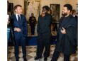 Davido Meets French President Emmanuel Macron at Élysée Palace in Paris