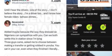 InDrive trends on Twitter Nigeria as lady accused Driver of faking a car repair to allow robbers rob her  — The driver has now debunked it to be a lie.