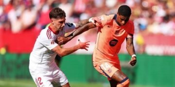 Sevilla Humiliate Barcelona 4-1 To Halt Flick’s Unbeaten Start