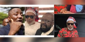 Sowore trend on Twitter Nigeria as netizens accuse him of trapping Nnamdi Kanu’s lawyer and brother with protest