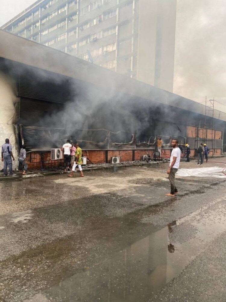 Fire Sweeps Through Rivers State Secretariat Podium Block, No Lives Lost