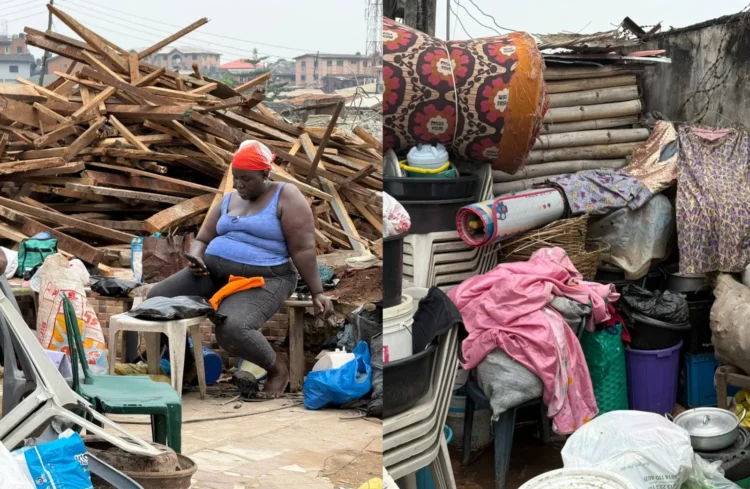 Demolition: Displaced Oworonshoki Residents Forced To Sell Belongings For Peanuts