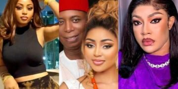 Angela Okorie Shades Regina Daniels Over Alleged Domestic Violence In Marriage To Ned Nwoko