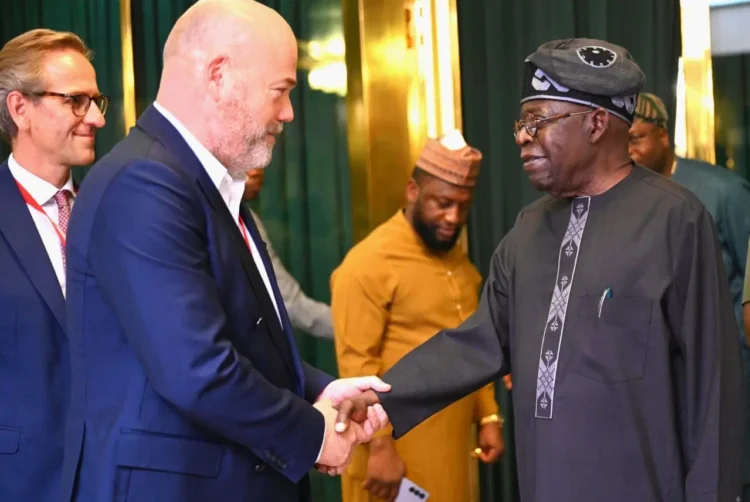 Tinubu Meets Denmark’s Wealthiest Man, Anders Povlsen, At Aso Rock