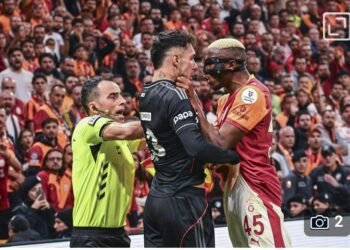 Osimhen Loses Cool In Heated Brawl With Topcu As Galatasaray And Besiktas Battle To Intense 1-1 Draw