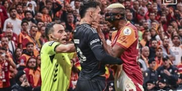 Osimhen Loses Cool In Heated Brawl With Topcu As Galatasaray And Besiktas Battle To Intense 1-1 Draw