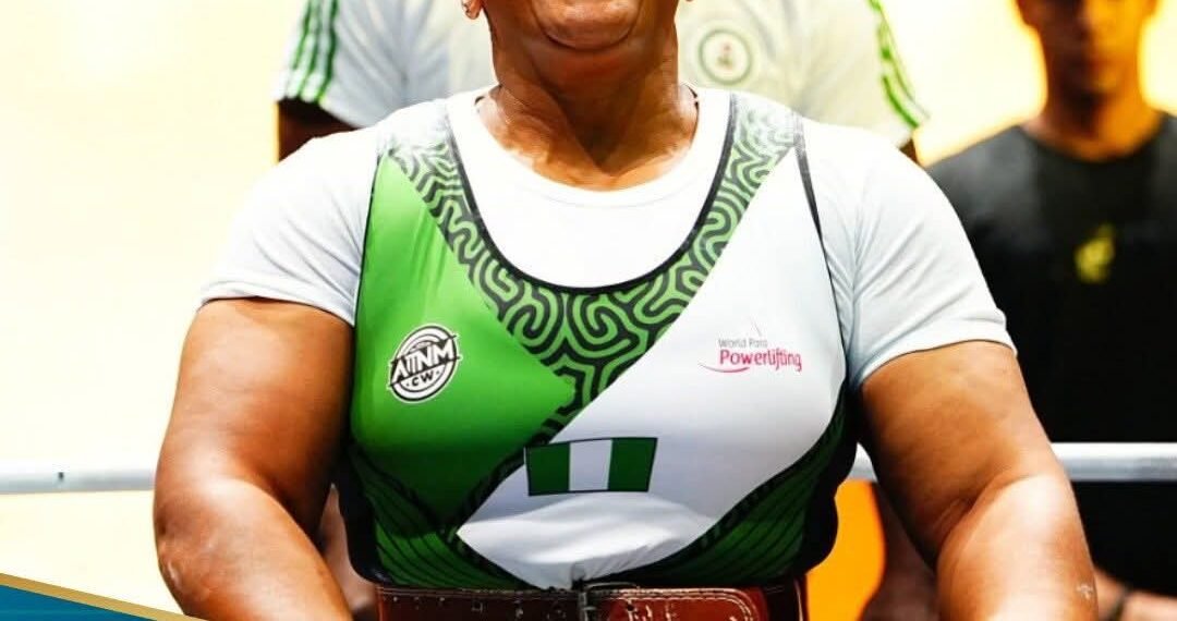Folashade Oluwafemiayo Sets New World Record, Wins Fourth Powerlifting World Title In Egypt