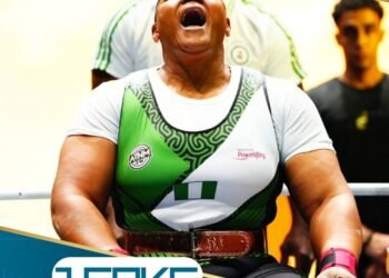 Folashade Oluwafemiayo Sets New World Record, Wins Fourth Powerlifting World Title In Egypt