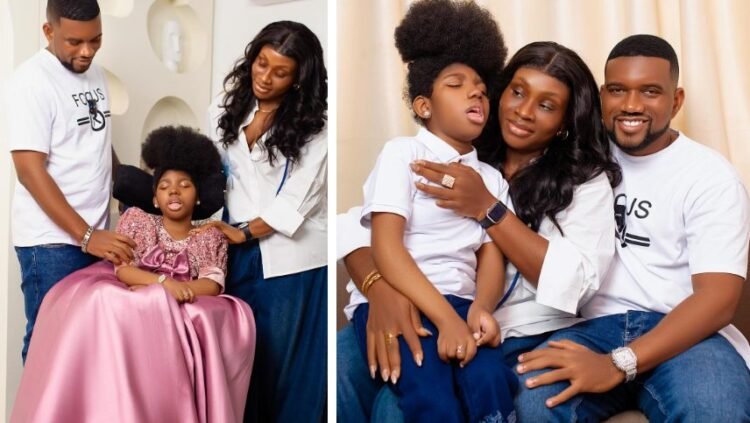 MC Mbakara, Wife Share Daughter Eke Mama’s Nine-Year Battle With Severe Cerebral Palsy