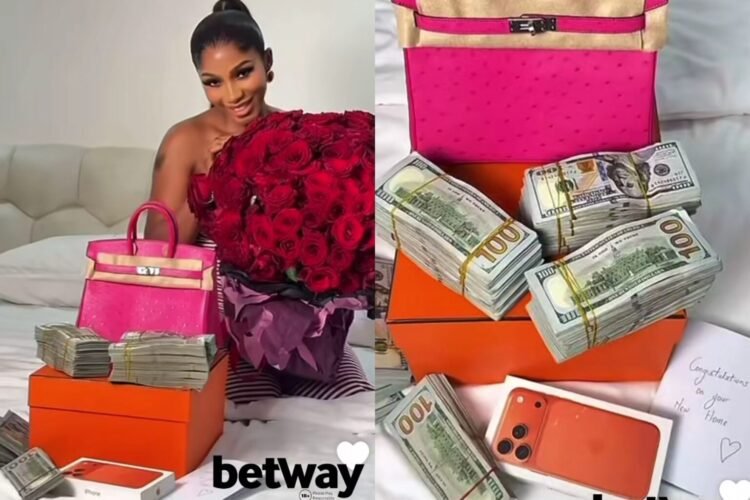 Mercy Eke Shows Off Over ₦100 Million, Hermès Birkin and iPhone 17 Gifts From Boyfriend