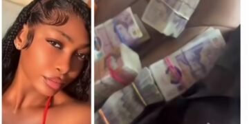 Sophia Egbueje Flaunts Pounds And Designer Shopping Spree In UK