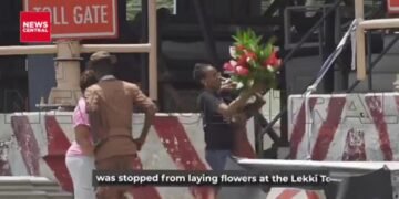 “Even in Honouring The Dead, Citizens Are Intimidated” — Yemi Adamolekun Harassed At Lekki Toll Gate