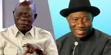 Oshiomhole Says Jonathan Stands No Chance Against APC in 2027, Urges Him to Preserve Legacy