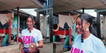 Tacha Breaks Down Revisiting Childhood Home in Nkpor, Port Harcourt