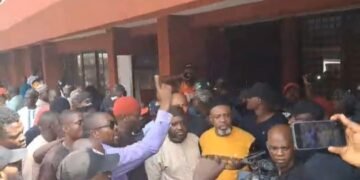Protest Erupts at PDP National Secretariat Amid Leadership Crisis