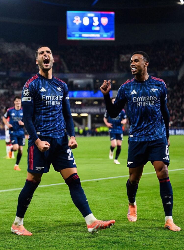 Arsenal Beat Slavia Prague 3–0 To Extend Perfect UCL Run