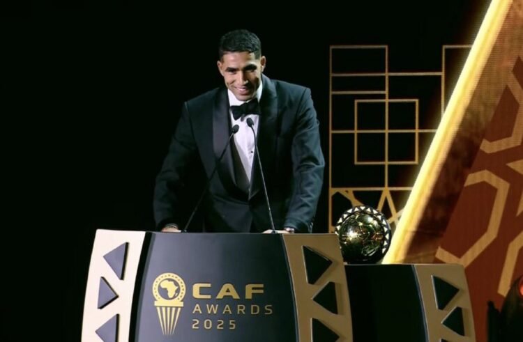 Achraf Hakimi Wins 2025 CAF Player of the Year Award