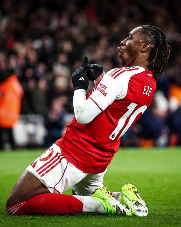 Eberechi Eze Hat-Trick Propels Arsenal To 4-1 Victory Over Tottenham